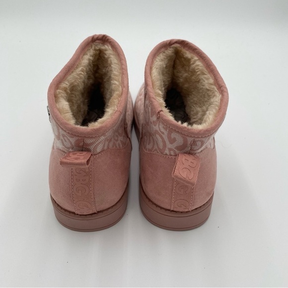 G‎ By Guess GBG Alena LOGO Short Faux Fur Winter Boots Ankle Booties Pink (NWOT) - Picture 3 of 8